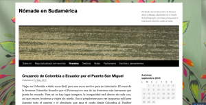 blog nomade en sudamerica 2015